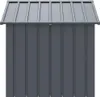 vidaXL Domček pre psa so strechou čierny 117x103x102 cm Náhľad obrázku produktu 4