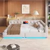 Flieks Lit de jour Daybed Canapé-lit 140x200cm avec USB & Voir les images du produit 3