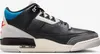 Nike Air Jordan 3 Retro "Rare Air" Black/Blue, Velikost: 43 Náhled obrázku produktu 4