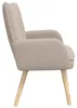 vidaXL 2-Sitzer Sofa Hellgrau 115 x 61 x 87 cm Bouclé Produktbild-Vorschau 5