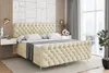 ALTDECOR Boxspringbett mit Silber Füßen, Matratze und Produktbild-Vorschau 1