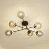 Lindby Deckenleuchte Isamer, rauchgrau, Ø 80 cm, Kugel Produktbild-Vorschau 2