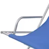 vidaXL Liegestühle 2 Stk. Stahl Blau -  Sonnenliegen Produktbild-Vorschau 14