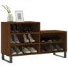 vidaXL Schuhregal Braun Eichen-Optik 102x36x60 cm Produktbild-Vorschau 3