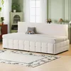 Merax Polsterbett Schlafsofa 90x200cm mit Hydraulischem Produktbild-Vorschau 3