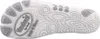 The sole of a white and gray shoe. Podgląd zdjęcia produktu