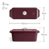 SPRINGLANE Kastenform Gusseisen mit Deckel 33,5 x 13 cm, Produktbild-Vorschau 2