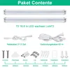 A diagram showing the contents of a package for LED grow lights, including the lights themselves and various accessories. Anteprima dell’immagine prodotto