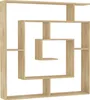 A modern, wooden bookshelf with a maze-like design. Podgląd zdjęcia produktu
