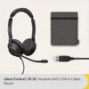 Jabra Evolve2 30 SE USB-A, MS Cuffie stereo con cavo Anteprima dell’immagine prodotto 18