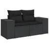 The Living Store 8-tlg. Garten-Sofagarnitur mit Kissen Produktbild-Vorschau 3