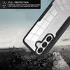 A phone case is shown falling onto a cracked surface, illustrating its protective qualities. Produktbild-Vorschau