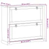 vidaXL Scarpiera  99x32x85 cm in legno di pino massiccio Anteprima dell’immagine prodotto 11