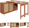 okwish tavolo da bar girevole a 360° 107 x 40 x 71,4 cm, Anteprima dell’immagine prodotto 8