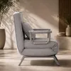 Makika Schlafsessel Schlafsofa Ted klappbar in Grau Produktbild-Vorschau 6