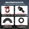 SucceBuy 3/4" D-Ring Shackle, 2-częściowa szekla ze stali Podgląd zdjęcia produktu 3