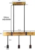 ZMH Pendelleuchte Holz Vintage Hängelampe mit 61CM Produktbild-Vorschau 7