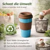 4 Kafeebecher Coffee to Go Becher Mehrweg Kaffee Tee Produktbild-Vorschau 9