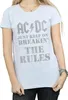 AC/DC - "Just Keep On Breaking The Rules" T-Shirt für Damen Produktbild-Vorschau 3