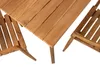 Gartengruppe 7tlg Gartentisch Teak 180 x 100 cm mit 6 Produktbild-Vorschau 3