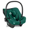 A green baby car seat with a black handle is shown against a white background. Náhľad obrázku produktu