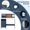 Zestaw biurek dla dzieci COSTWAY, drewniane biurko szkolne, Podgląd zdjęcia produktu 6