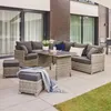 HOME DELUXE - Polyrattan Sitzgruppe BAHIA- inkl. Hocker, Produktbild-Vorschau 2