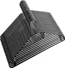 A stack of black wire hangers. Produktbild-Vorschau