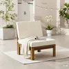 home24 Loungesessel - Webstoff / Akazie Massiv Produktbild-Vorschau 5