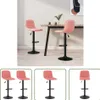 The Living Store Barhocker 2 Stk. Rosa Samt Produktbild-Vorschau 1