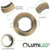 LUMILED 6x zapustené bodové svietidlá pevné ploché spoty Náhľad obrázku produktu 3