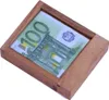 Peníze - dřevěná krabička s triky - trezor na bankovky jako Náhled obrázku produktu 5
