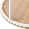 IPOTIUS Lot de 2 tables basses rondes en chêne, pour salon, Voir les images du produit 11