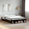 vidaXL Postelový rošt černý 120x190 cm Dřevěný materiál Náhled obrázku produktu 2