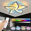 50W Blumenform LED Deckenleuchte mit RGB Farbwechsel Lamp, Produktbild-Vorschau 1