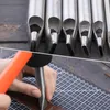 5 stuks ovale lederen ponsen voor het maken van gaten, met Productafbeelding-voorbeeld 5