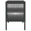 vidaXL Szafka pod telewizor czarna 105x35x50 cm szkło i Podgląd zdjęcia produktu 6
