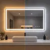 Relaxdays Badspiegel, met dimfunctie, 3 lichtkleuren, Productafbeelding-voorbeeld 5