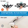 Lampe LED de garage 120 W, 20 000 lm, 6 500 K, avec 7+1 Voir les images du produit 3