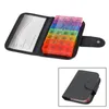 Pillenbox 7 Tage 4 Fächer mit Schwarzen Etui Pillendose Produktbild-Vorschau 1