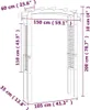 DELUKE® Rosenbogen aus Holz VERSIL | 150x60x210cm | Produktbild-Vorschau 5