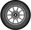 A close-up, front-facing view of a Dunlop Sport Bluresponse tire mounted on a silver alloy wheel. Podgląd zdjęcia produktu