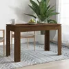 vidaXL Jídelní stůl Brown Oak Optics 120x60x76 cm Materiál Náhled obrázku produktu 2