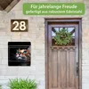 banjado Edelstahl Briefkasten mit Zeitungsfach mit Motiv Produktbild-Vorschau 3