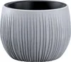 Květináč BETON BOWL s vkladem 18 cm - barva: šedá Voir les images du produit 2