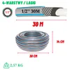 Gartenschlauch 4 lagig 1/2" Zoll 30m  Schlauch Produktbild-Vorschau 3
