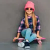 Mini Skateboard mit Leuchtenden LED-Rädern, 61x18 cm Produktbild-Vorschau 4