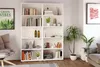 CASARIA® Étagère bibliothèque blanc 190 x 60 x 28 cm Meuble Voir les images du produit 5