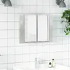 vidaXL Szafka z lustrem łazienkowym LED betonowa szara Podgląd zdjęcia produktu 2