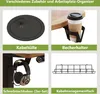 A collage of four images showing different desk accessories, with German text labels. Anteprima dell’immagine prodotto